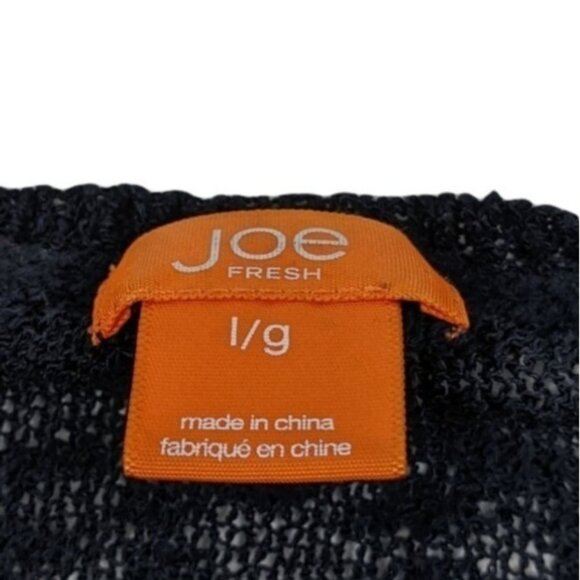 Joe Fresh Large Black Lace V-Neck Vest 1g - Picture 6 of 6